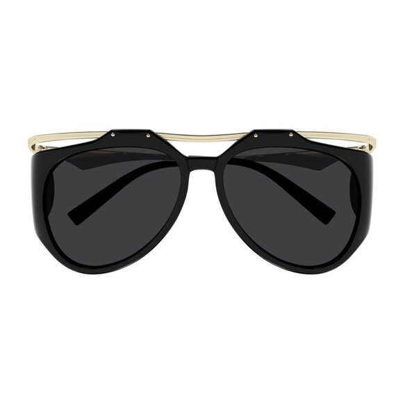 NEW SAINT LAURENT WOMEN GOLD SLM137 AMELIA 001 SUNGLASSES SL M137 AMELIA 001 - Picture 3 of 5